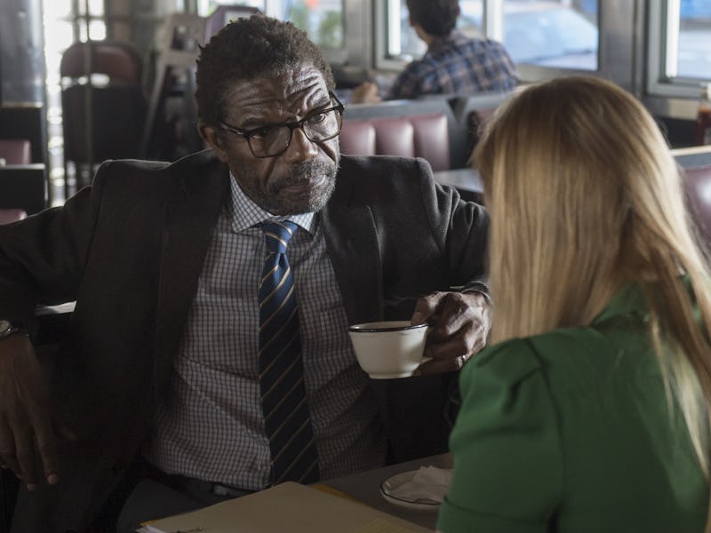 Vondie Curtis-Hall and Deborah Ann Woll in Daredevil