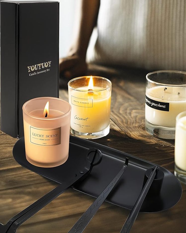 YOUTUOY 4 in1 Candle Accessory Set