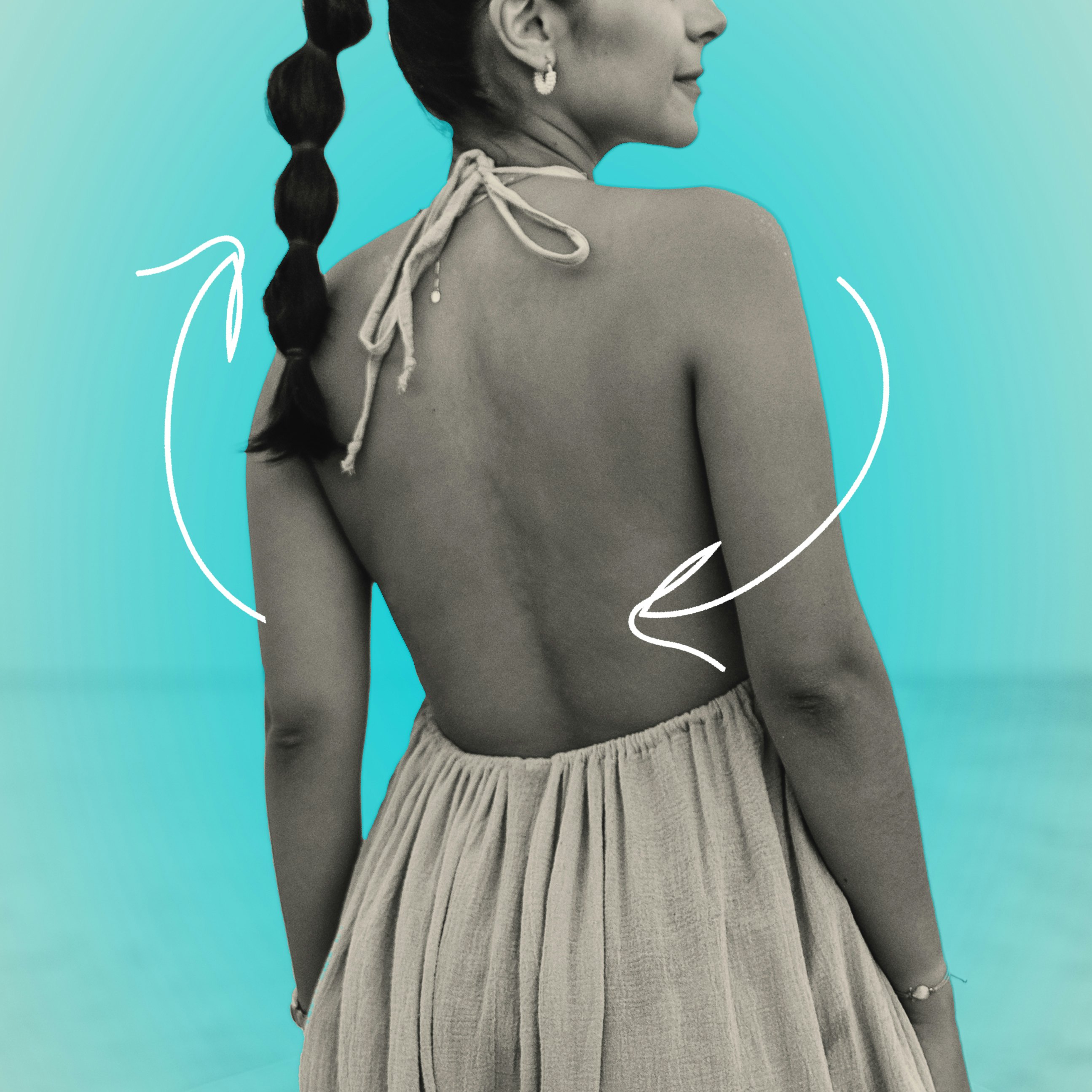 Turn an old bra into a solution for backless dress problems!