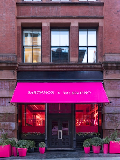 Valentino Is Serving Up Pink Pastries at Its SoHo Pop-up Café