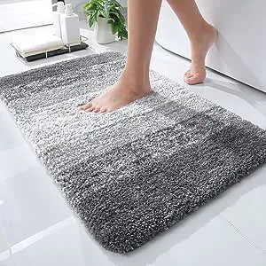 Olanly Luxury Bathroom Rug Mat