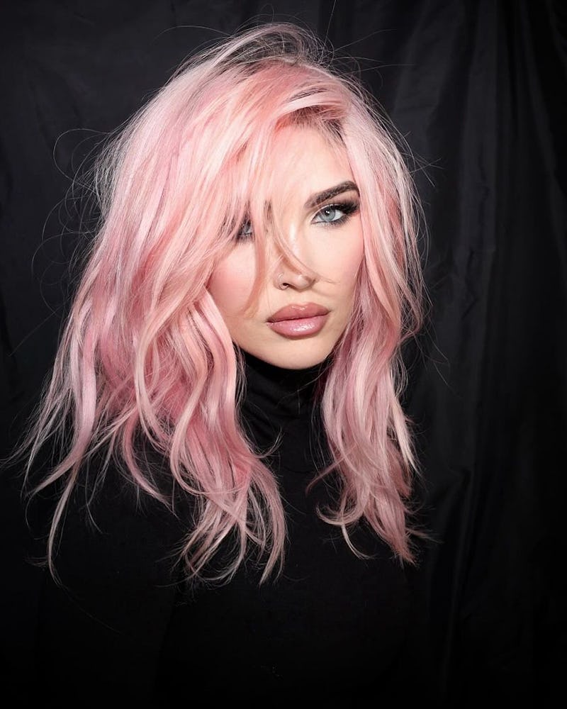 Megan Fox pink hair 2024
