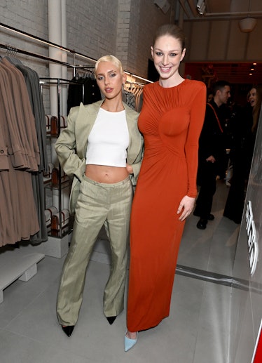 Iris Law and Hunter Schafer at the H&M Party held at H&M Soho on February 7, 2024 in New York, New Y...