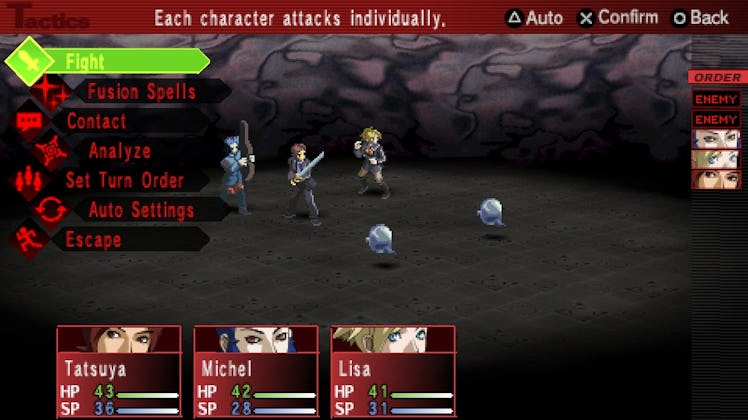 Persona 2 Battle