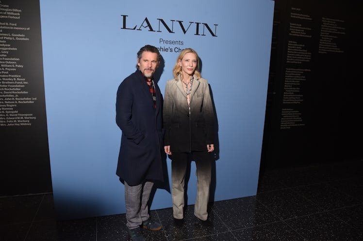 Ethan Hawke and Cate Blanchett at the Special Evening Honoring Meryl Streep and Sophie's Choice held...