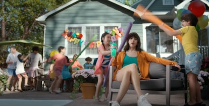 Aubrey Plaza in Mountain Dew’s Super Bowl commercial. 
