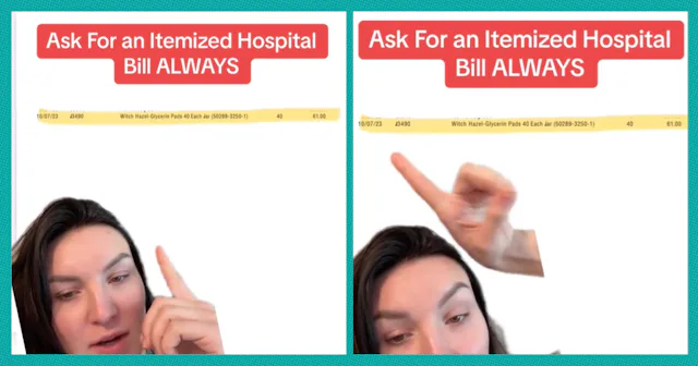 One mom is warning others about high-cost hospital bills after giving birth and to always ask hospit...