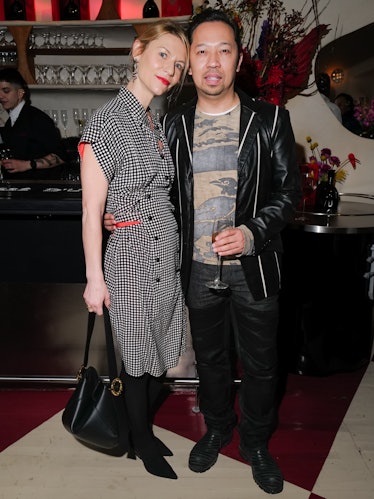 claire danes and humberto leon at the dusse xo lunar new year dinner in new york city