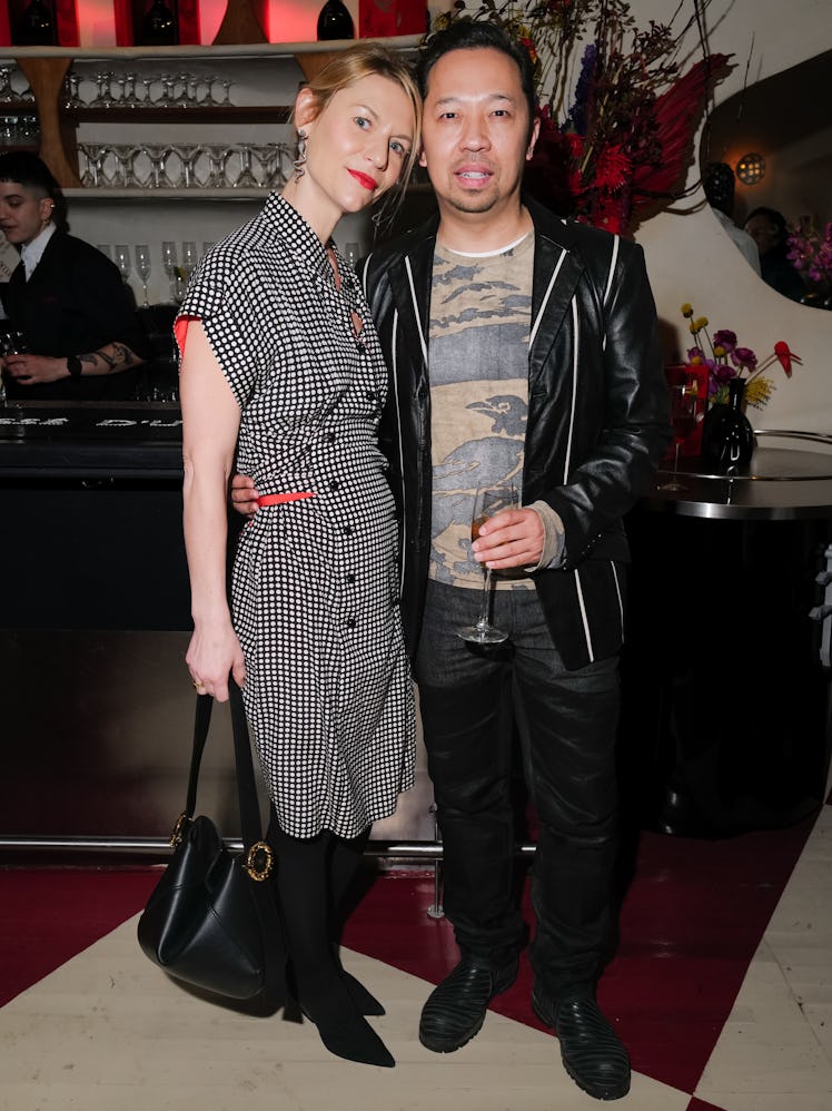 claire danes and humberto leon at the dusse xo lunar new year dinner in new york city