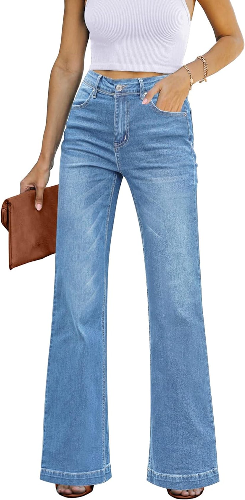 GRAPENT Wide Leg Jeans