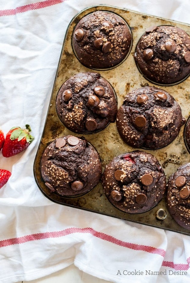 chocolate covered muffins