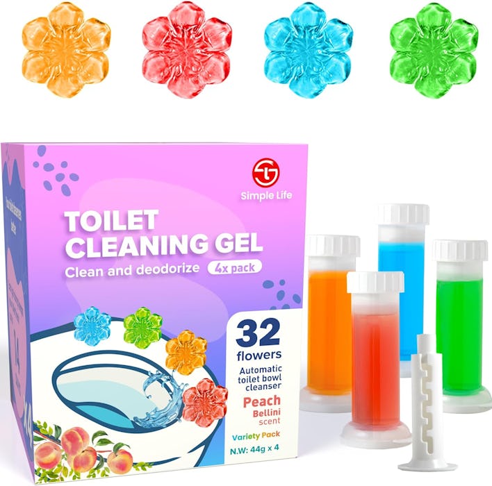 Simple Life Toilet Bowl Cleaner Gel Stamps (32-Pack)