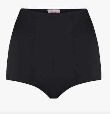black micro mini shorts