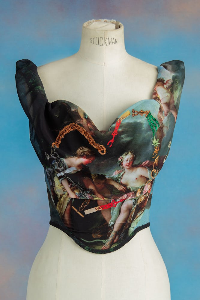 a corset featured in Vivienne Westwood Corsets: 1987 to Present Day exhibition