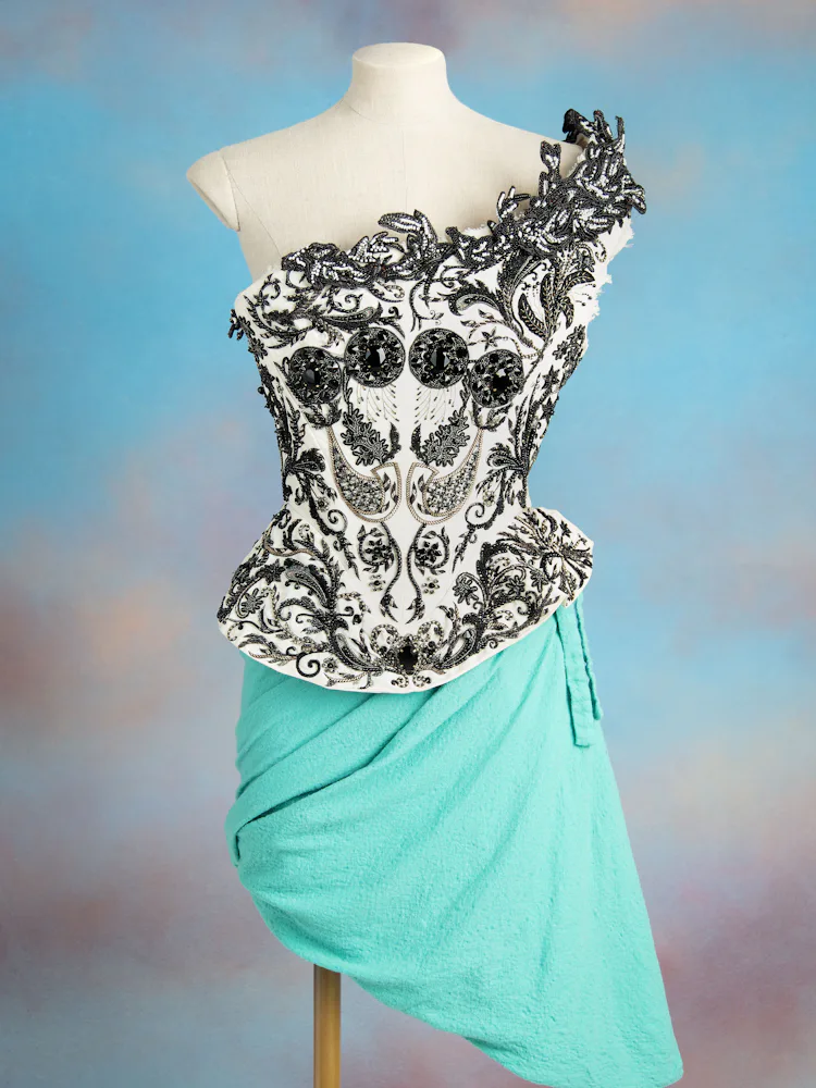 flowery dress designs Floral Fusion Midi Dress