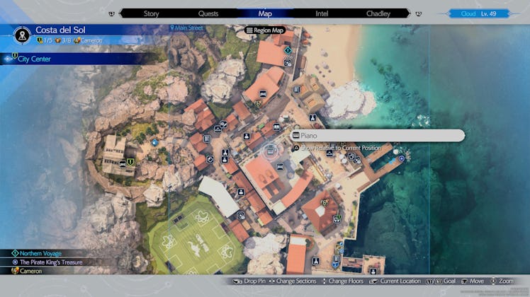 Piano in Costa del Sol map screenshot
