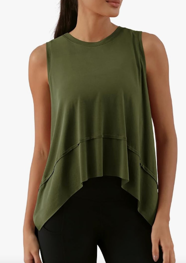 ODODOS Sleeveless Crop Top