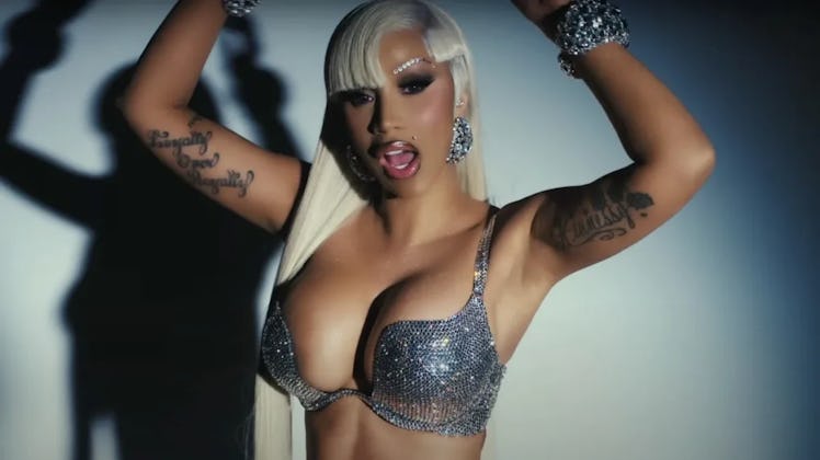 Cardi B in the "Like What" music video.