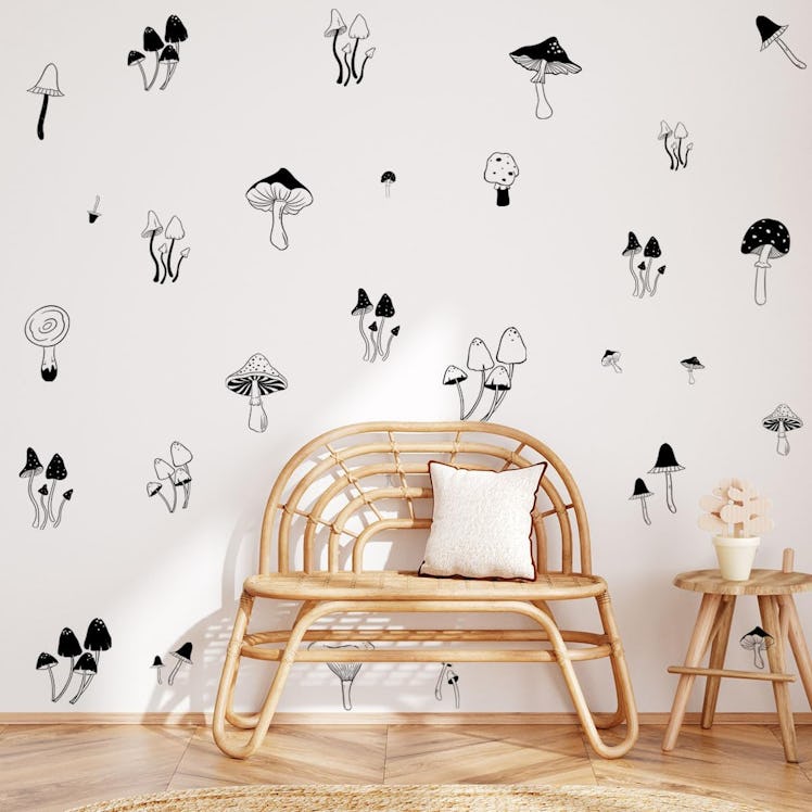 HJK Love Mushroom Decals (72-Pack)