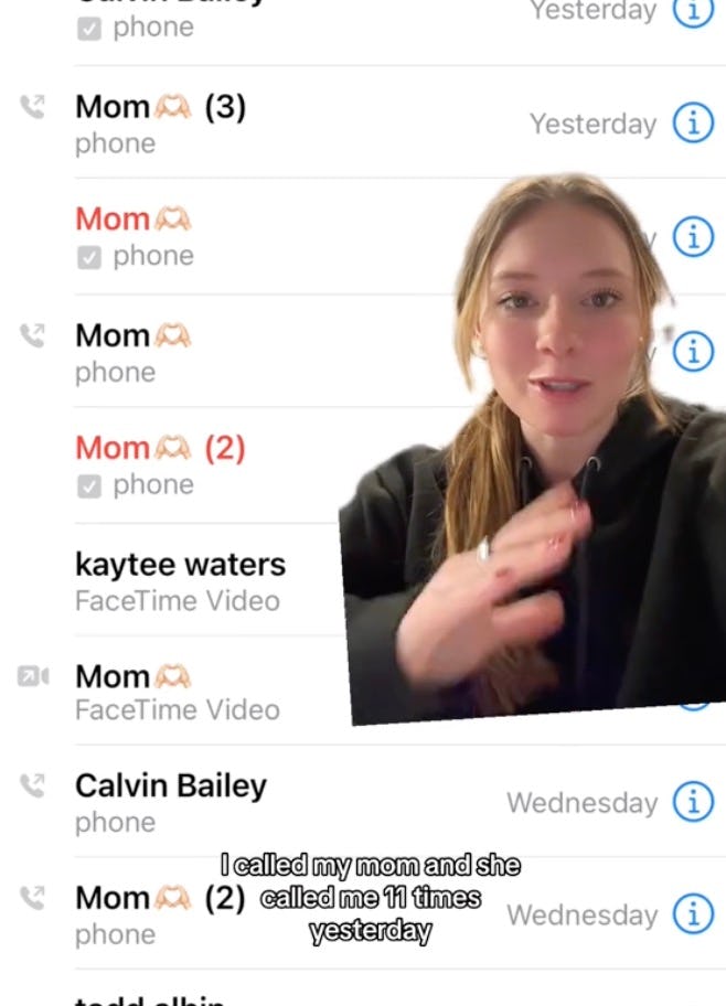 A Viral TikTok Brings Up An Interesting Question: How Often Do You Call Your Mom?