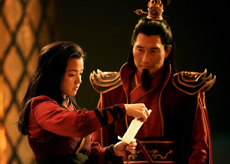 Elizabeth Yu and Daniel Dae Kim in Avatar: The Last Airbender