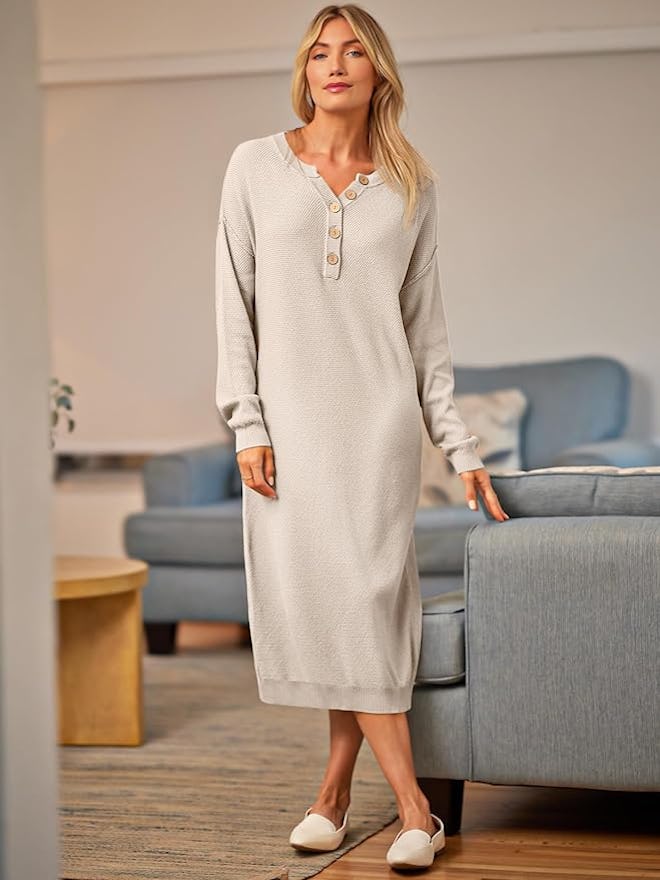 LILLUSORY Pullover Sweater Dress