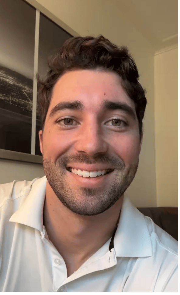 Joey from &lsquo;The Bachelor.&rsquo; Screenshot via TikTok