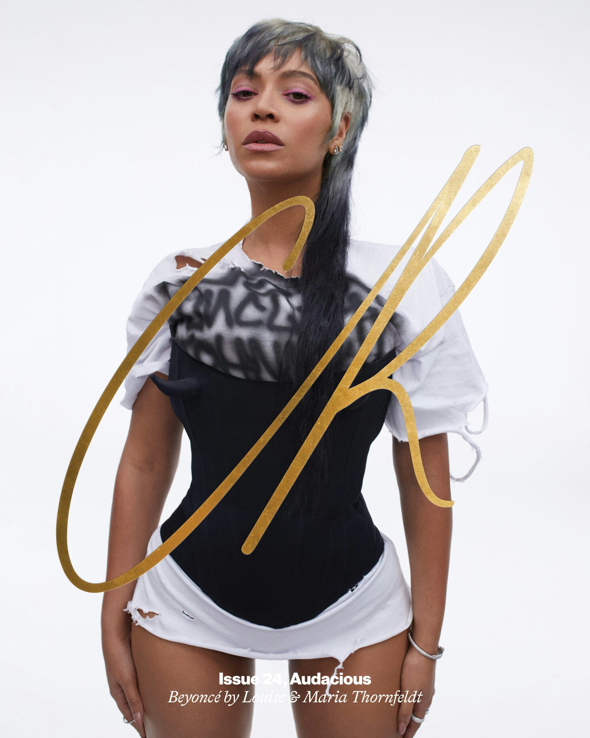 Beyoncé on the cover of CR Fashion Book Issue 24.