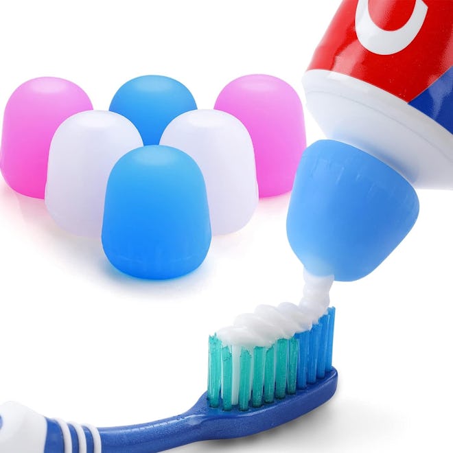 Silcone Toothpaste Cap (6-Pack)