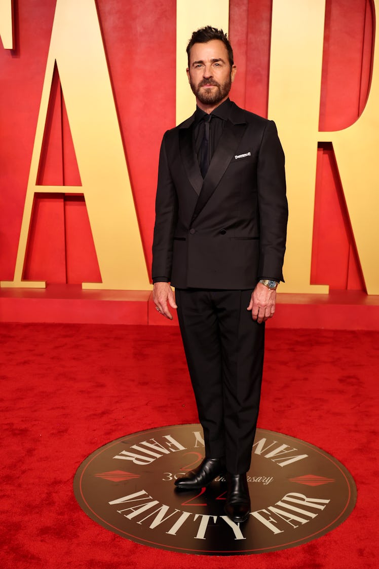 Justin Theroux attends the 2024 Vanity Fair Oscar Party Hosted By Radhika Jones at Wallis Annenberg ...