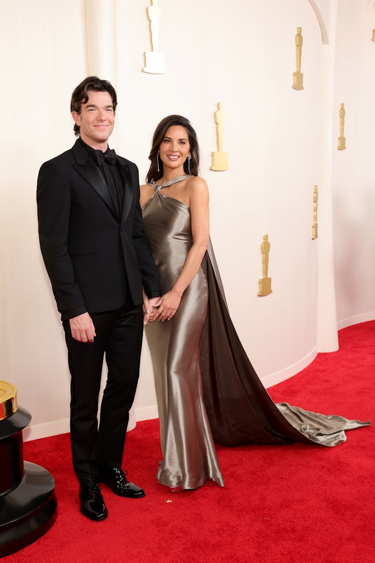 John Mulaney and Olivia Munn attend the 96th Annual Academy Awards on March 10, 2024 in Hollywood, C...
