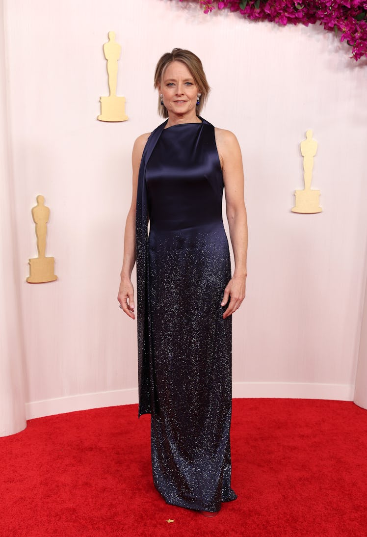 Jodie Foster attends the 96th Annual Academy Awards on March 10, 2024 in Hollywood, California. (Pho...