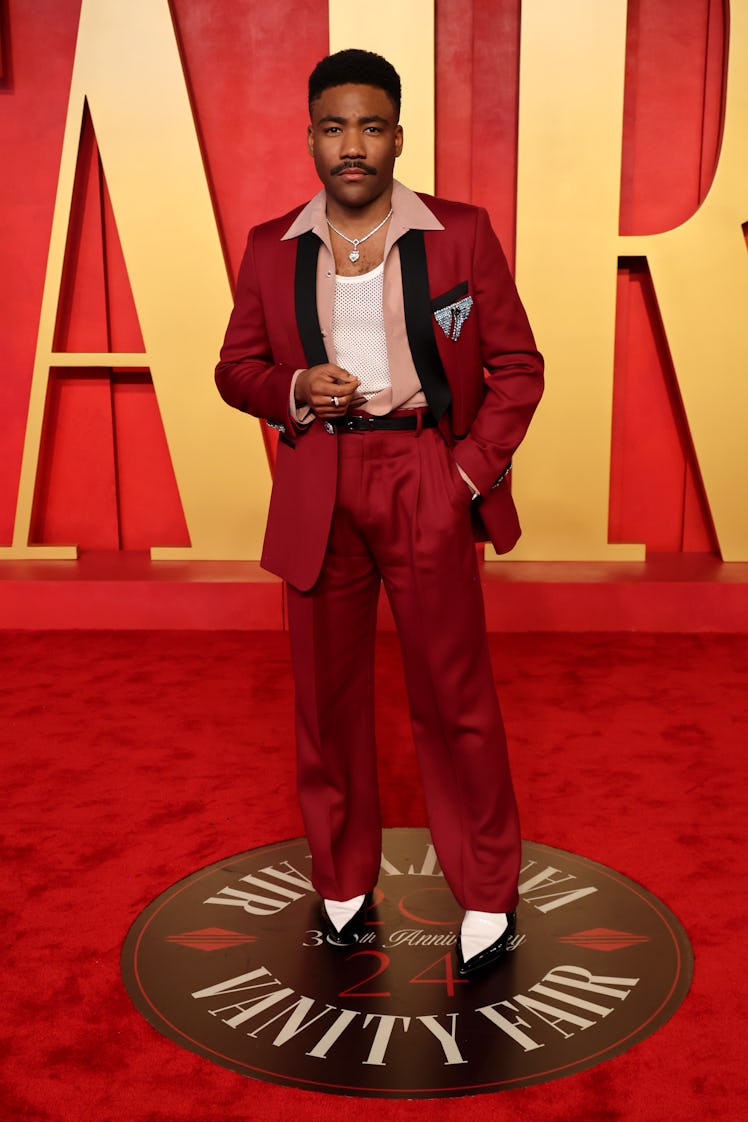 Donald Glover attends the 2024 Vanity Fair Oscar Party Hosted By Radhika Jones at Wallis Annenberg C...