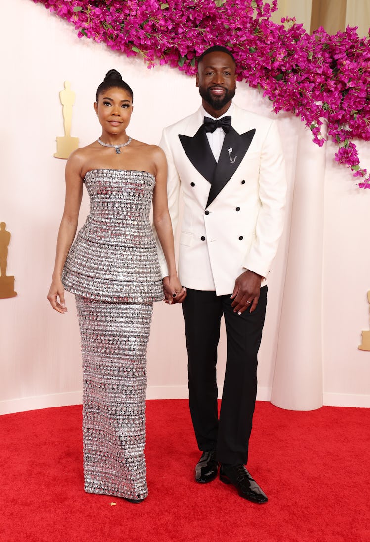 Gabrielle Union-Wade and Dwyane Wade attend the 96th Annual Academy Awards on March 10, 2024 in Holl...