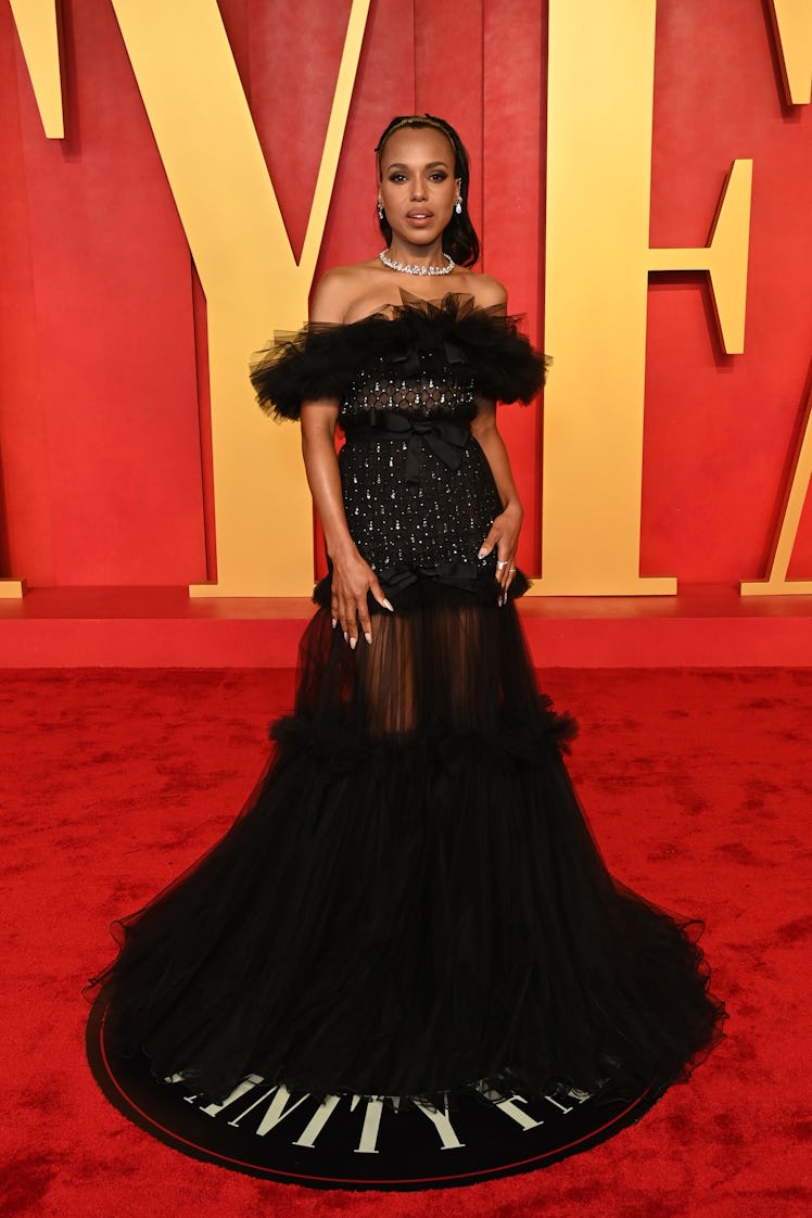Kerry Washington attends the 2024 Vanity Fair Oscar Party Hosted By Radhika Jones at Wallis Annenber...