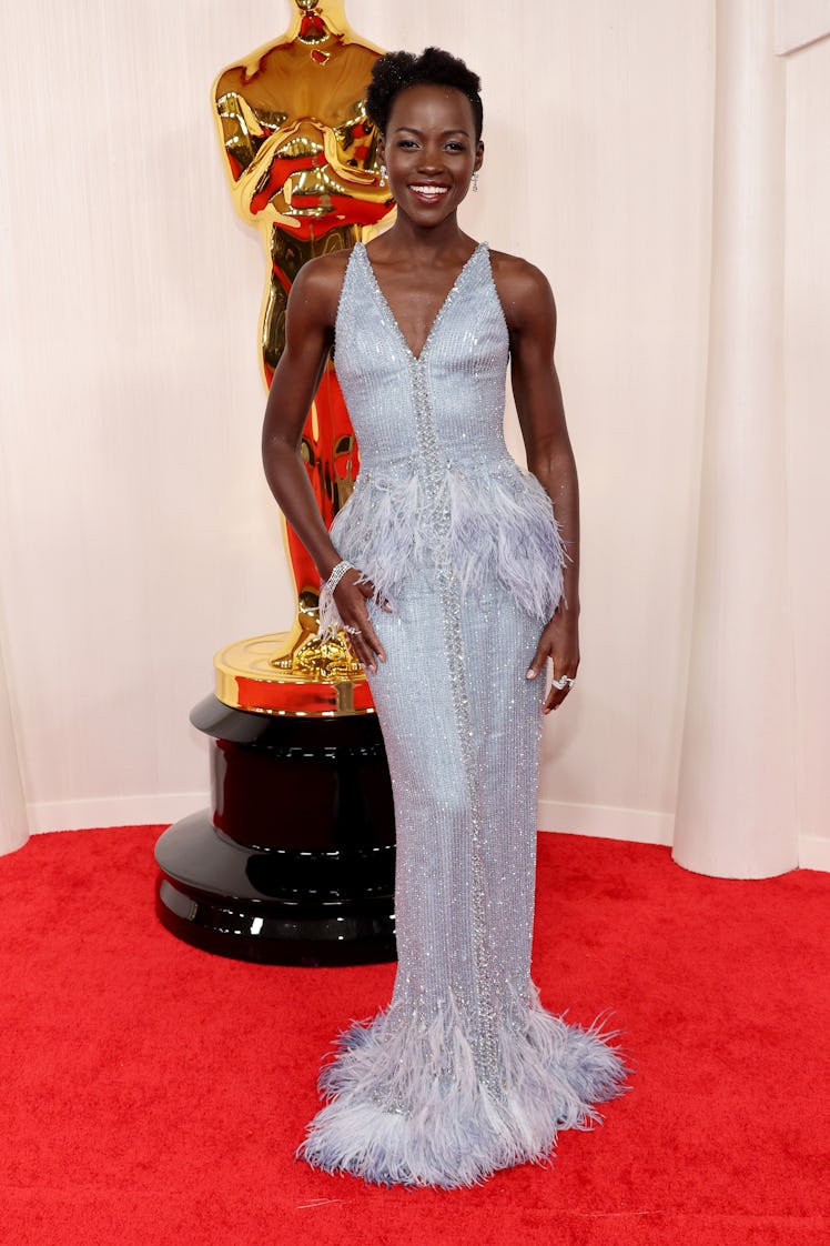 Lupita Nyong'o attends the 96th Annual Academy Awards on March 10, 2024 in Hollywood, California. (P...