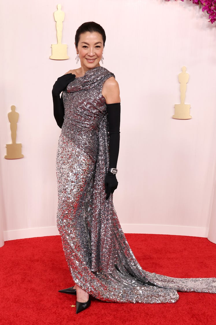 Michelle Yeoh attends the 96th Annual Academy Awards on March 10, 2024 in Hollywood, California. (Ph...