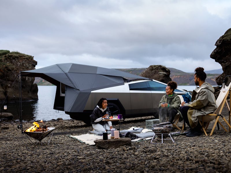 Tesla's Basecamp accessory for the Cybertruck