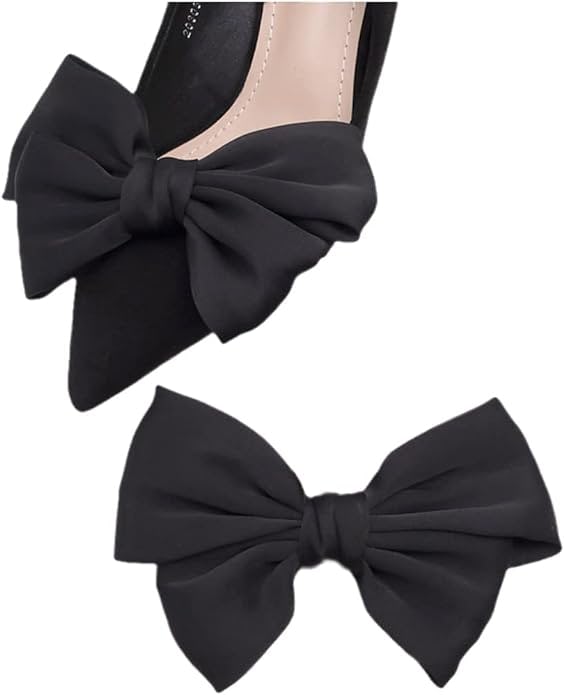 Tsangbaby Satin Bow Shoe Clips (2 Pieces)