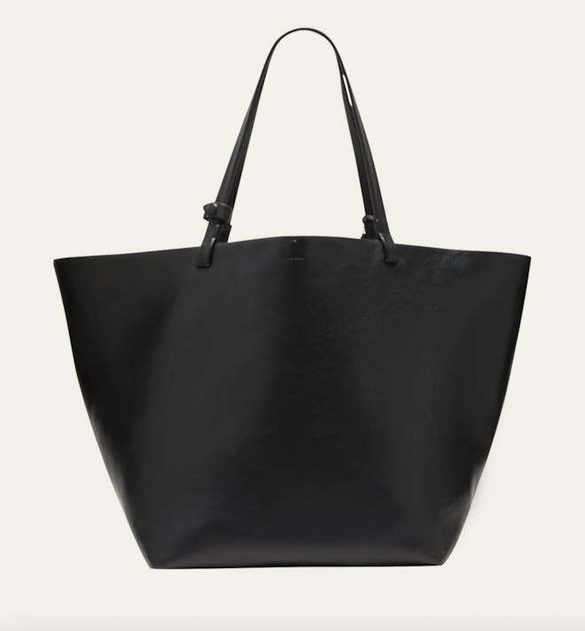 The Row Park Leather Shopper Tote Bag