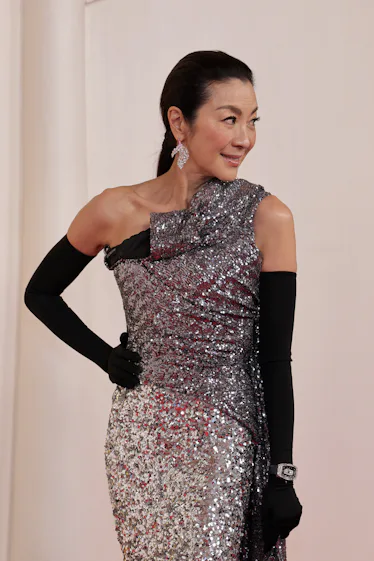 Michelle Yeoh attends the 96th Annual Academy Awards on March 10, 2024 in Hollywood, California.