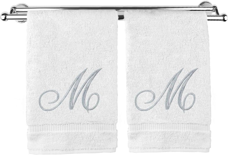 BC BARE COTTON Monogrammed Hand Towels (2-Pack)