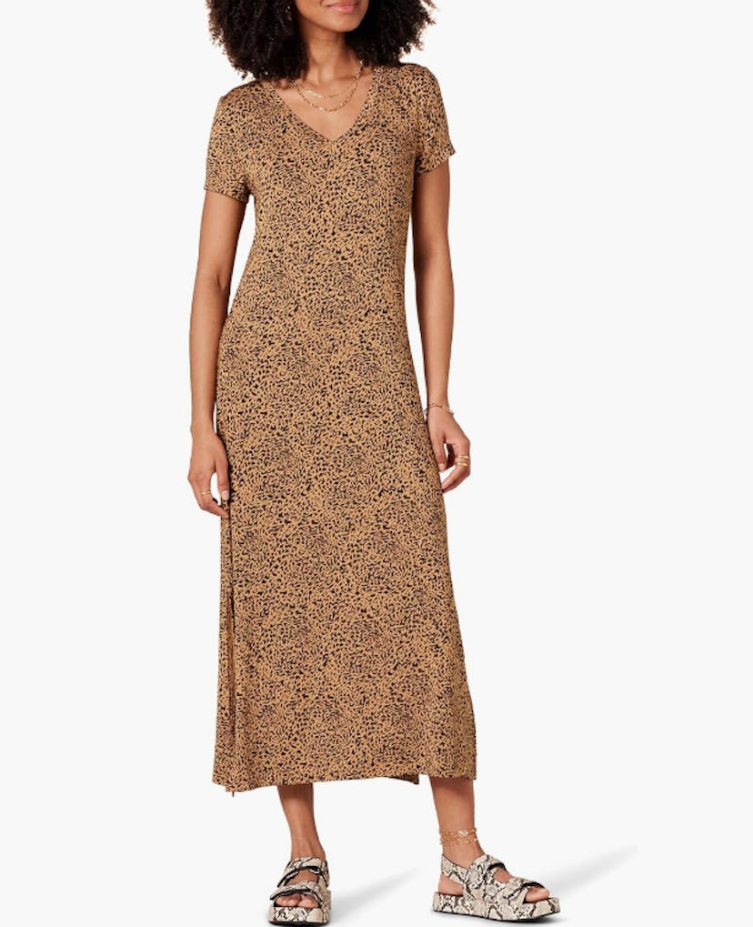 Amazon Essentials V-Neck Midi Dress