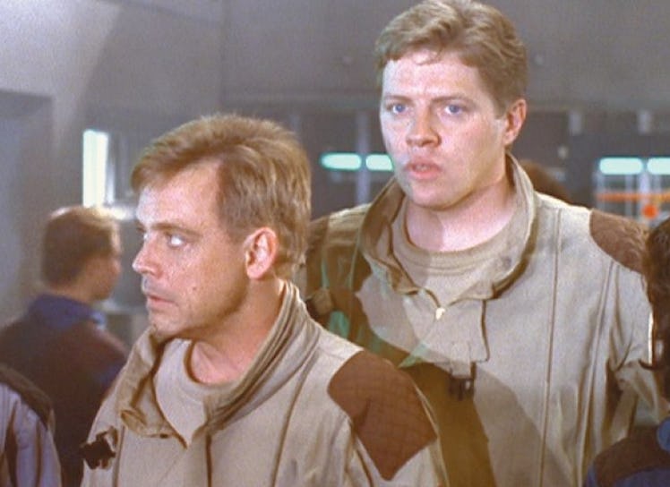 Mark Hamill and Tom Wilson in Wing Commander IV.