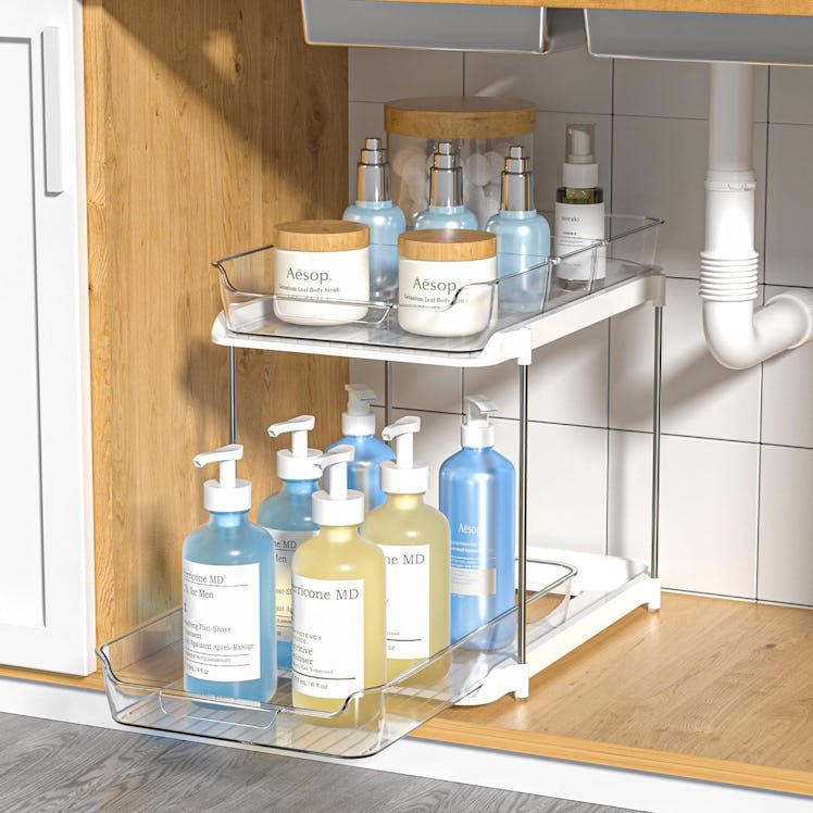 Delamu 2-Tier Multi-Purpose Bathroom Cabinet Organizer