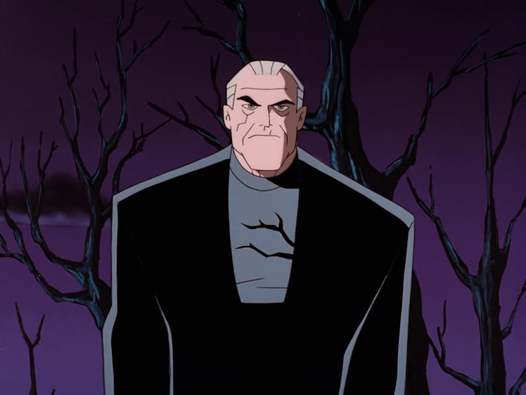 An aging Bruce Wayne in Batman Beyond.