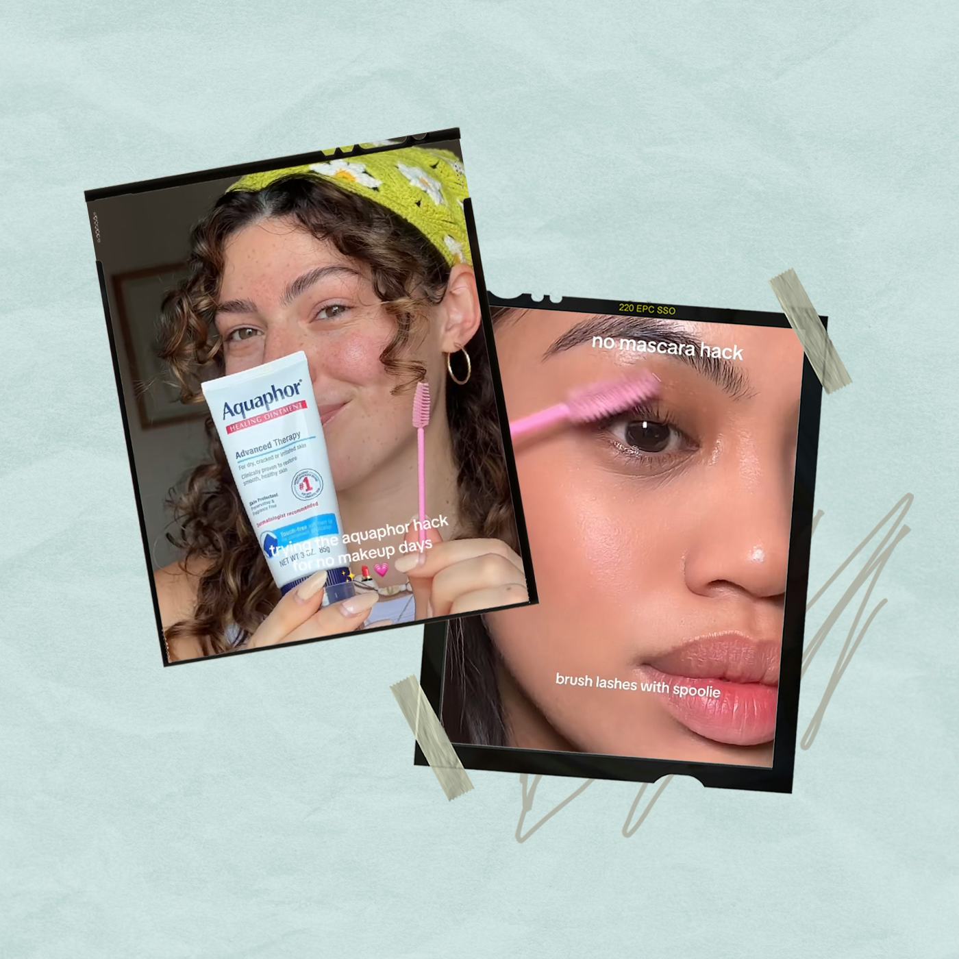 &ldquo;No mascara&rdquo; makeup looks are often paired with the rising &ldquo;Aquaphor lash lift&rdquo; hack.
