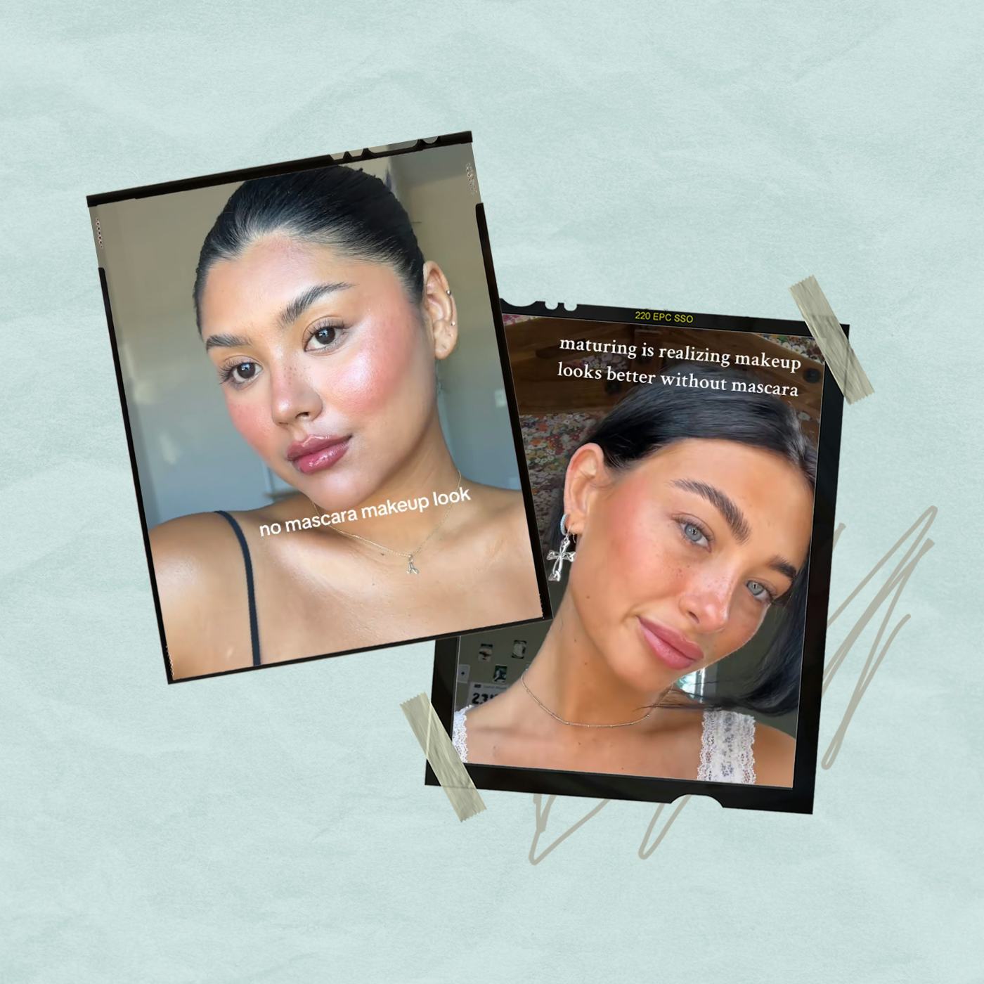 &ldquo;No mascara&rdquo; makeup is on-trend for spring 2024.