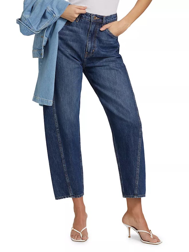 Maja High-Rise Barrel Jeans