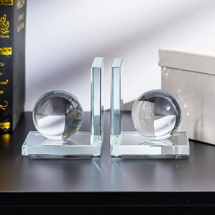 QFkris Crystal Bookends (1 Pair)